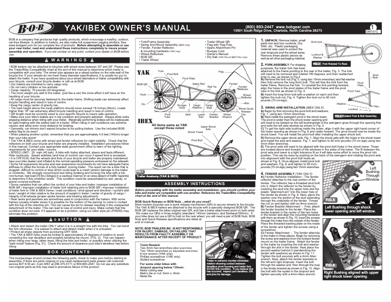 First page image of the manual for Ibex