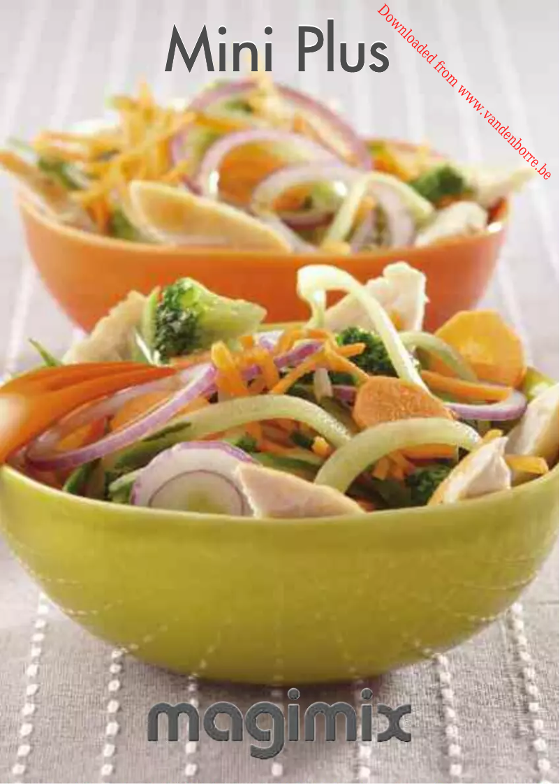 Image de la première page du manuel de l'appareil Mini Plus 18255EB