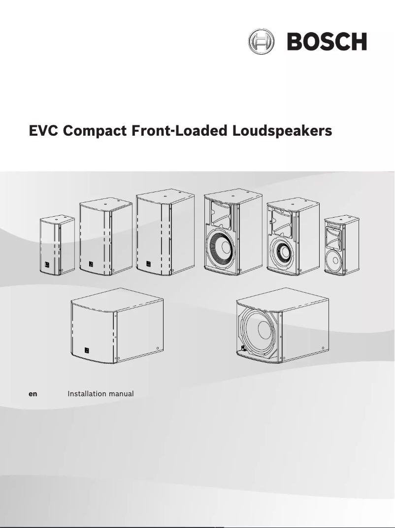 First page image of the manual for EVC-1122-95