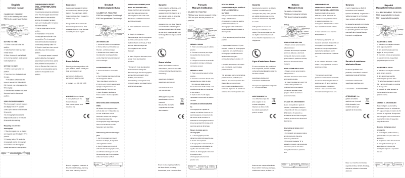 Page 1 of the manual User Manual Braun BN0035
