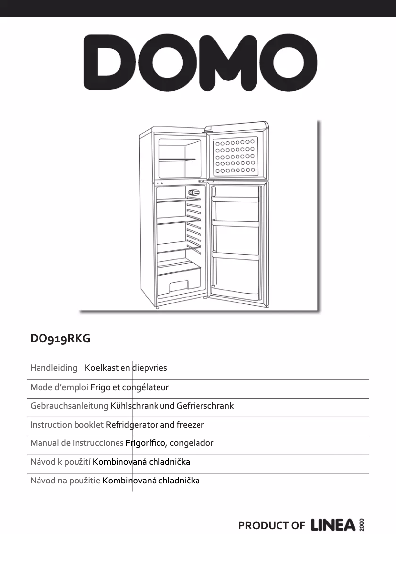 First page image of the manual for DO919RKG