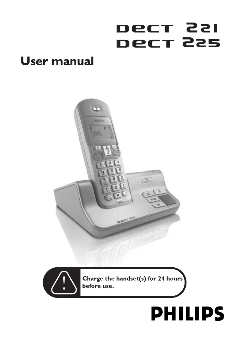 First page image of the manual for DECT2252G