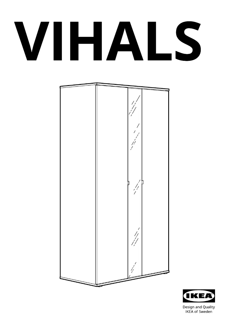 First page image of the manual for VIHALS 404.832.56