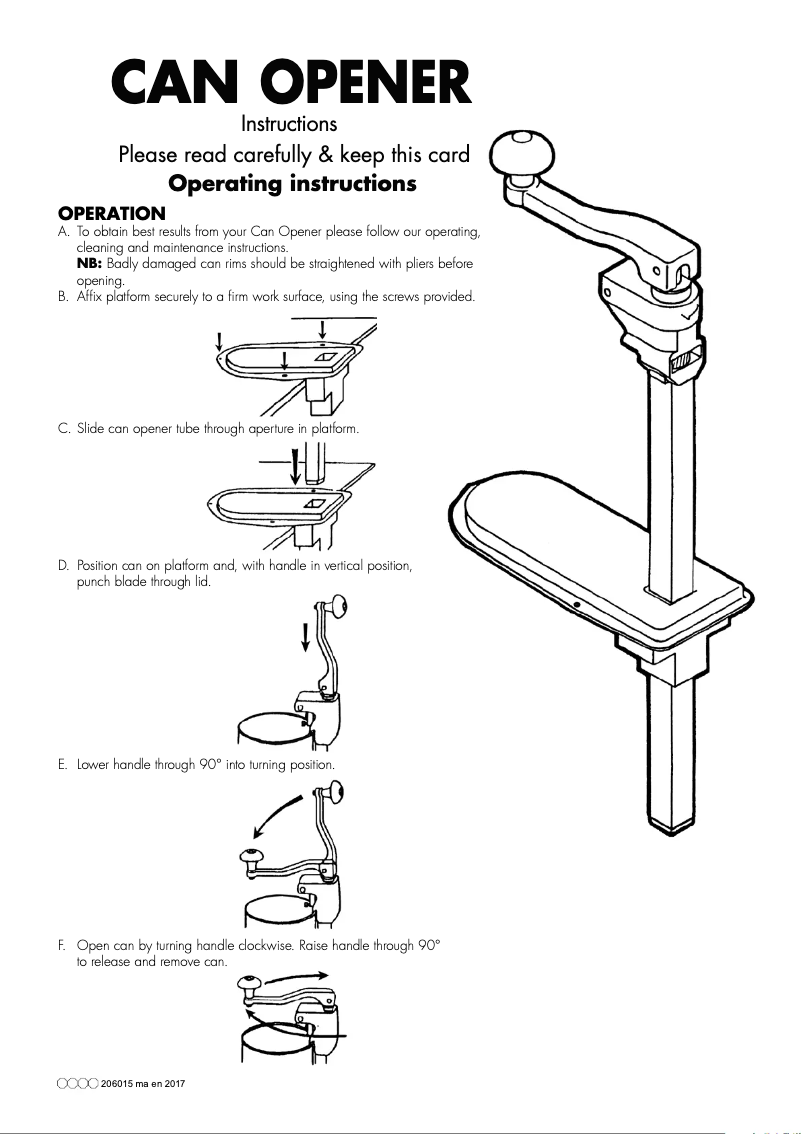 Page 1 of the manual User Manual Emga 206015