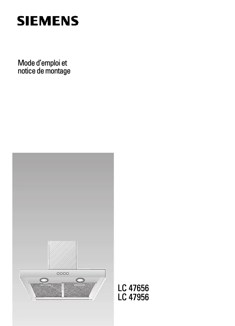 First page image of the manual for LC957BC20