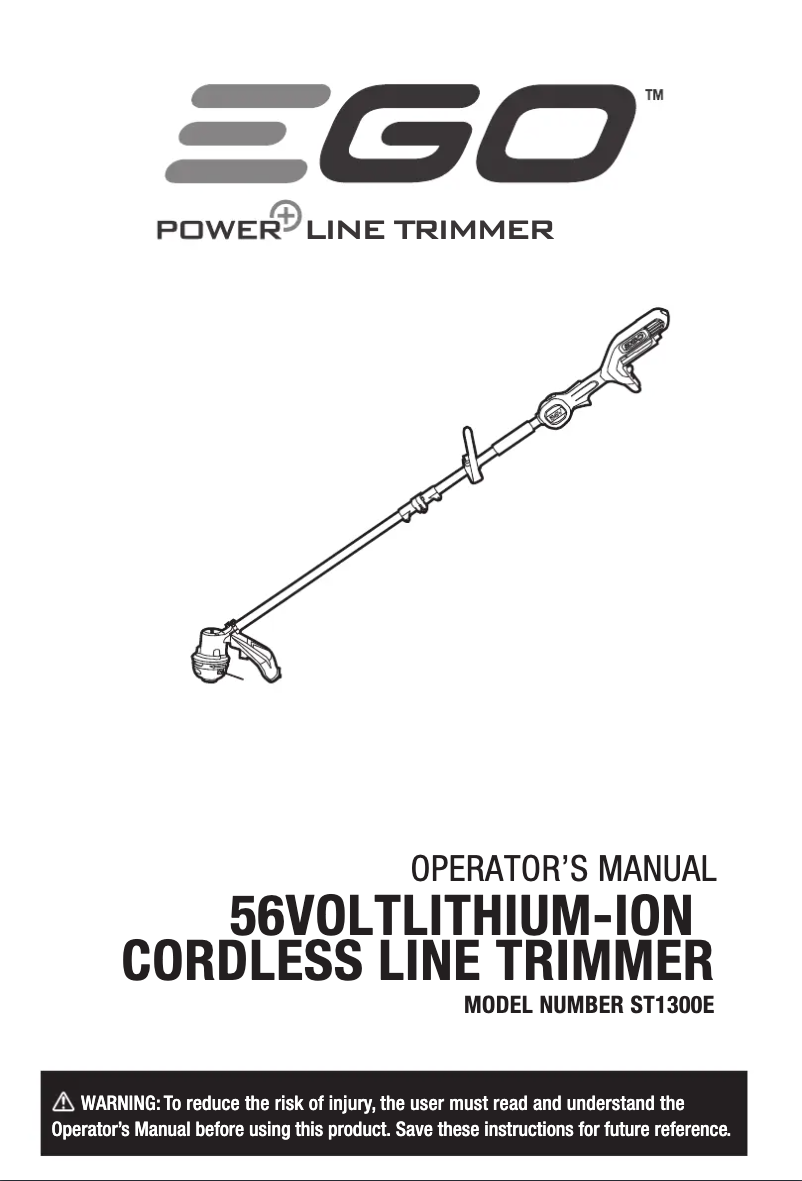 First page image of the manual for Power+ ST1300