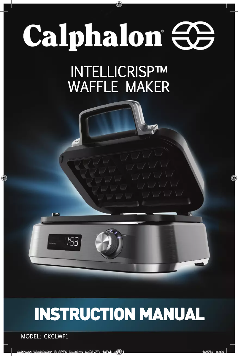 Page 1 of the manual User Manual Calphalon IntelliCrisp CKCLWF1