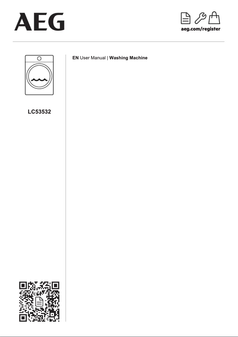 Page 1 of the manual User Manual AEG LC53502