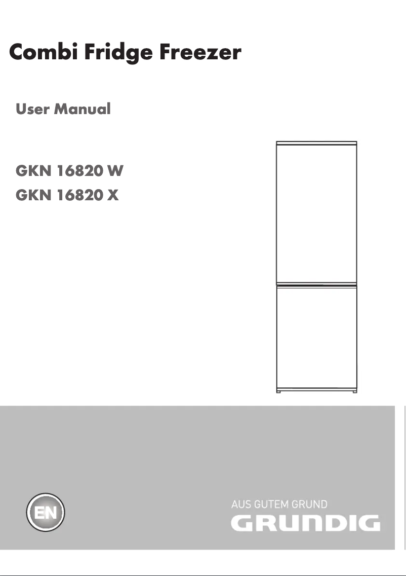 Page 1 of the manual User Manual Grundig GKN16210X