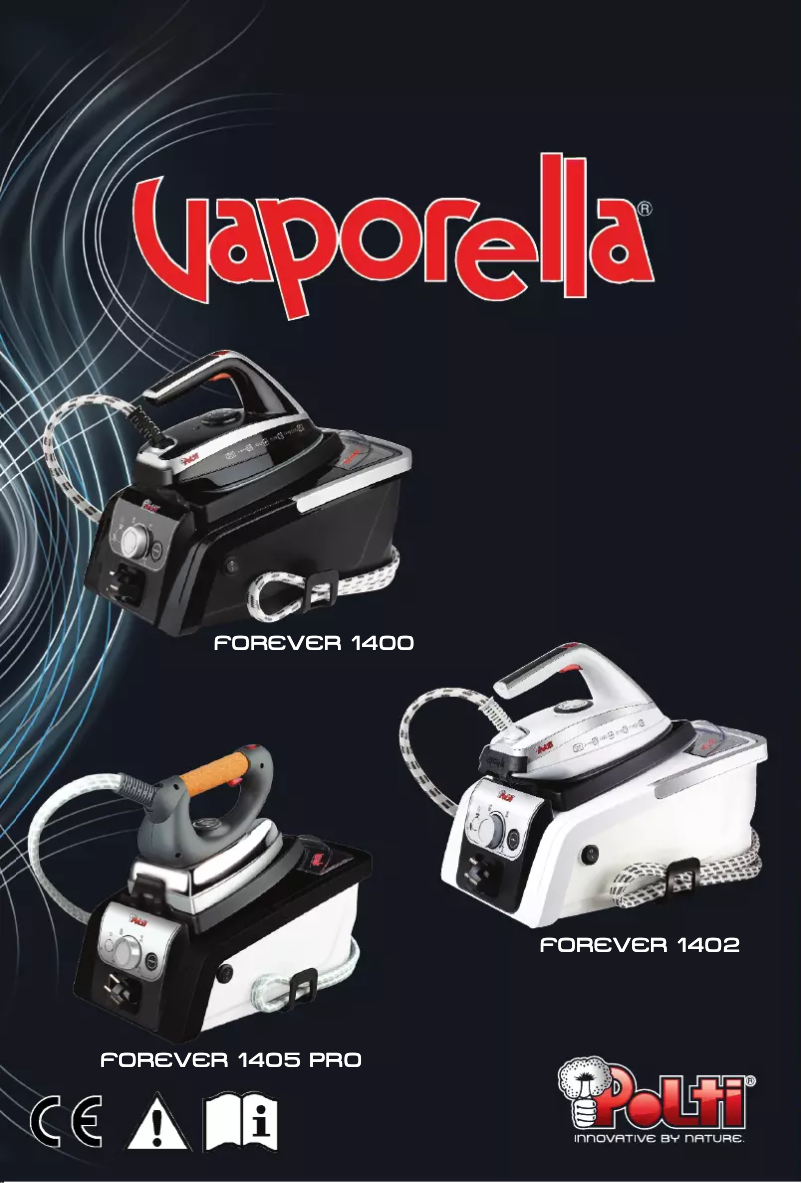 First page image of the manual for Vaporella Forever 1400