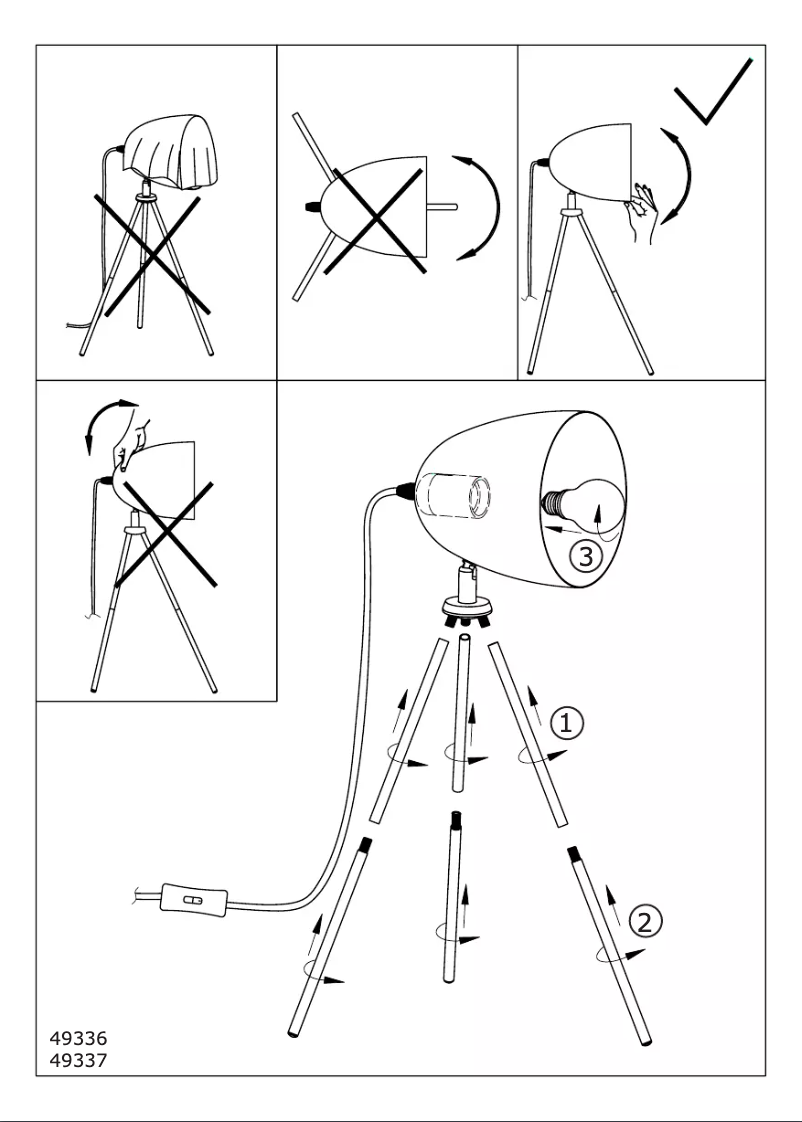 First page image of the manual for Vintage