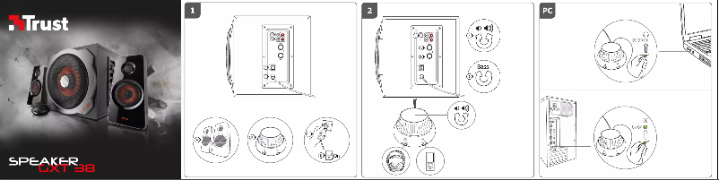 Page 1 of the manual User Manual Trust Tytan GXT 38