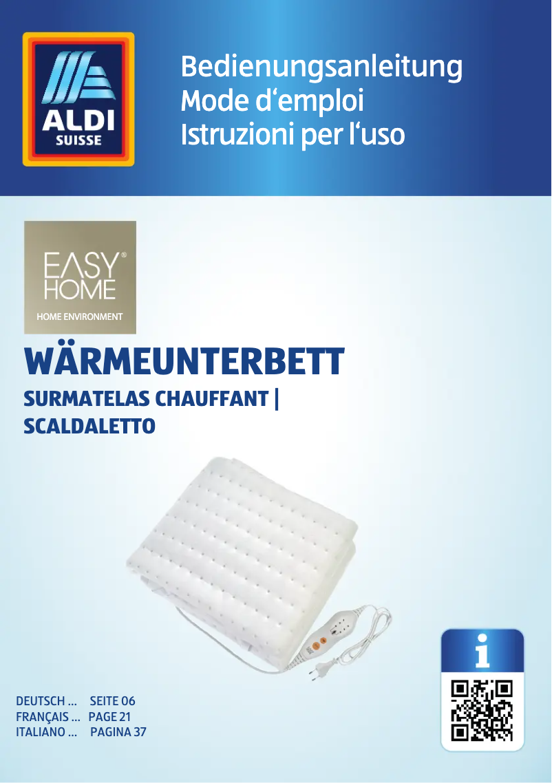 First page image of the manual for GT-HUB-02-UK