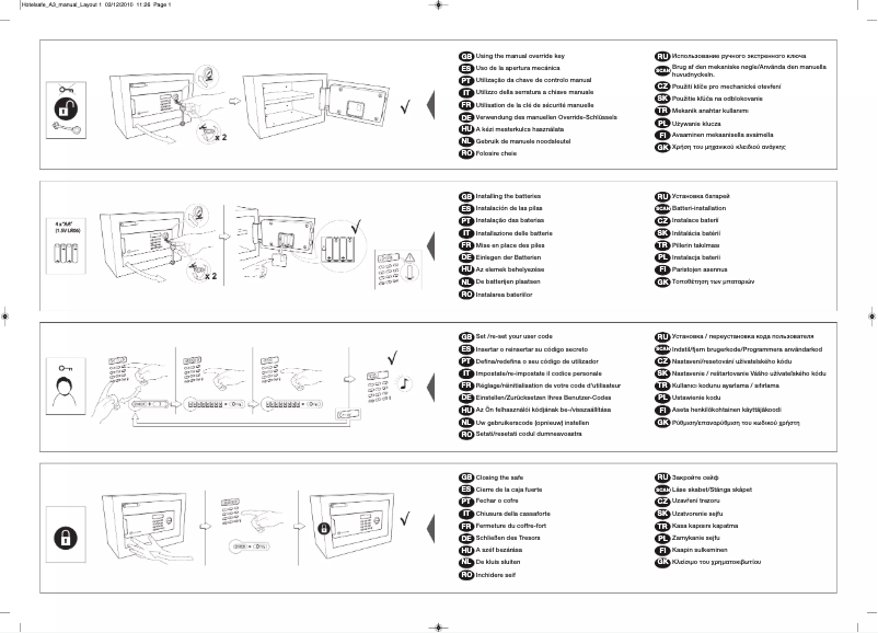 First page image of the manual for YLB200 EB1
