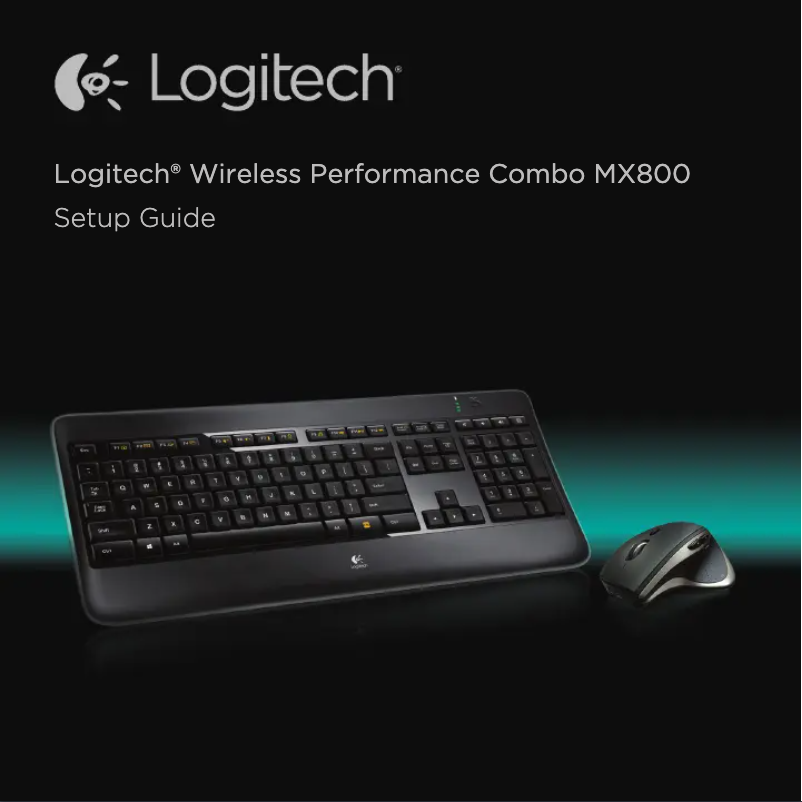 First page image of the manual for MX800