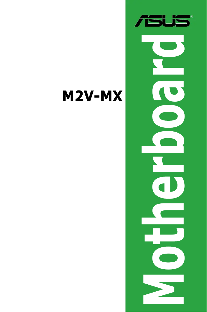 First page image of the manual for M2V-MX