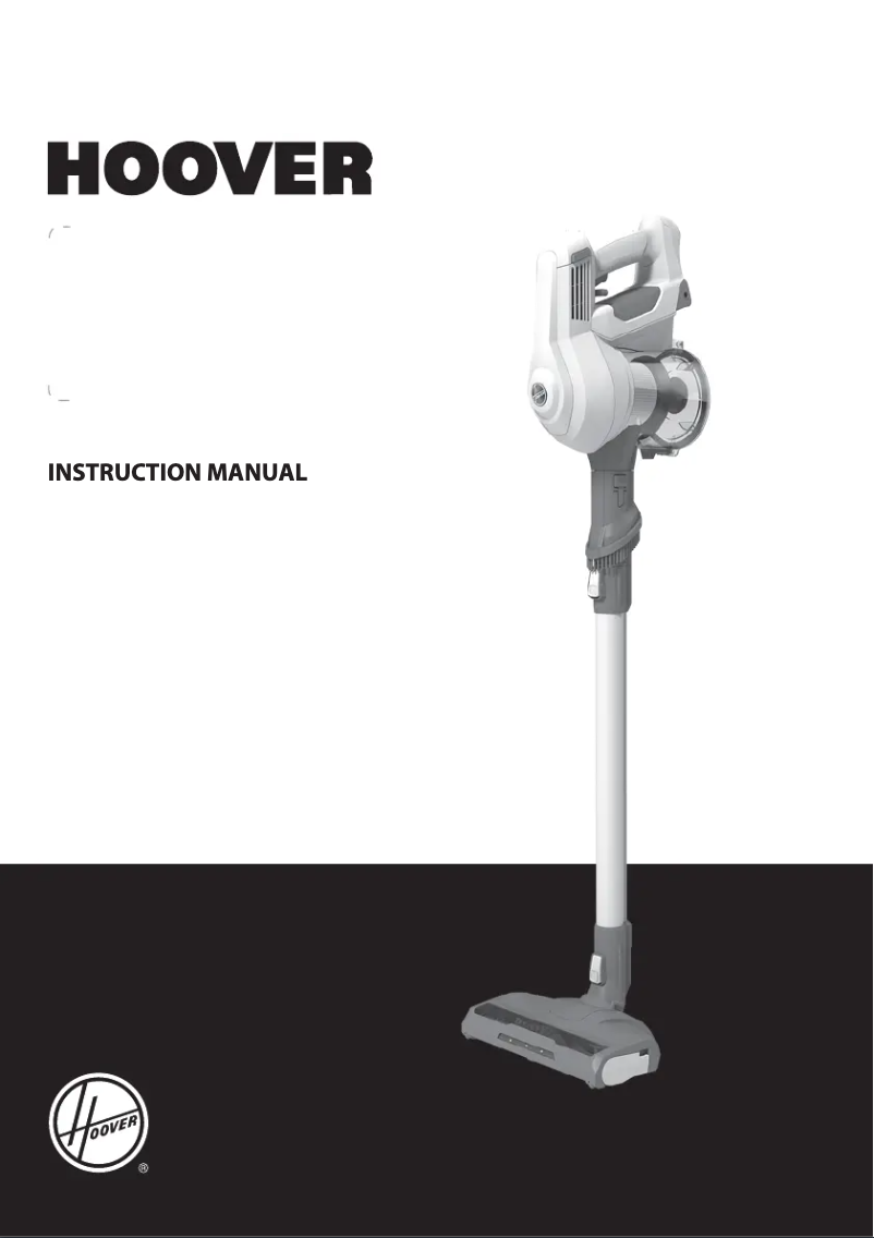 Page 1 of the manual User Manual Hoover H-FREE 100 HF122RPT 001