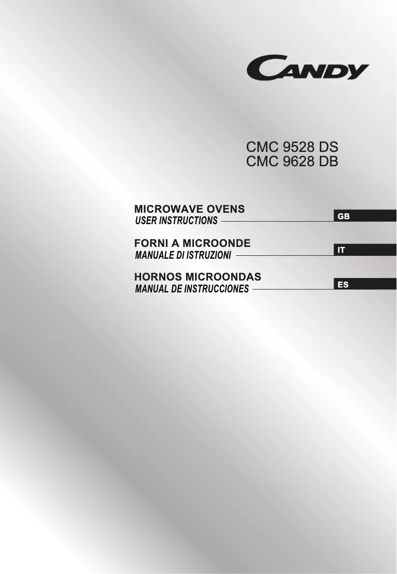 First page image of the manual for CMC 9528 DS UK