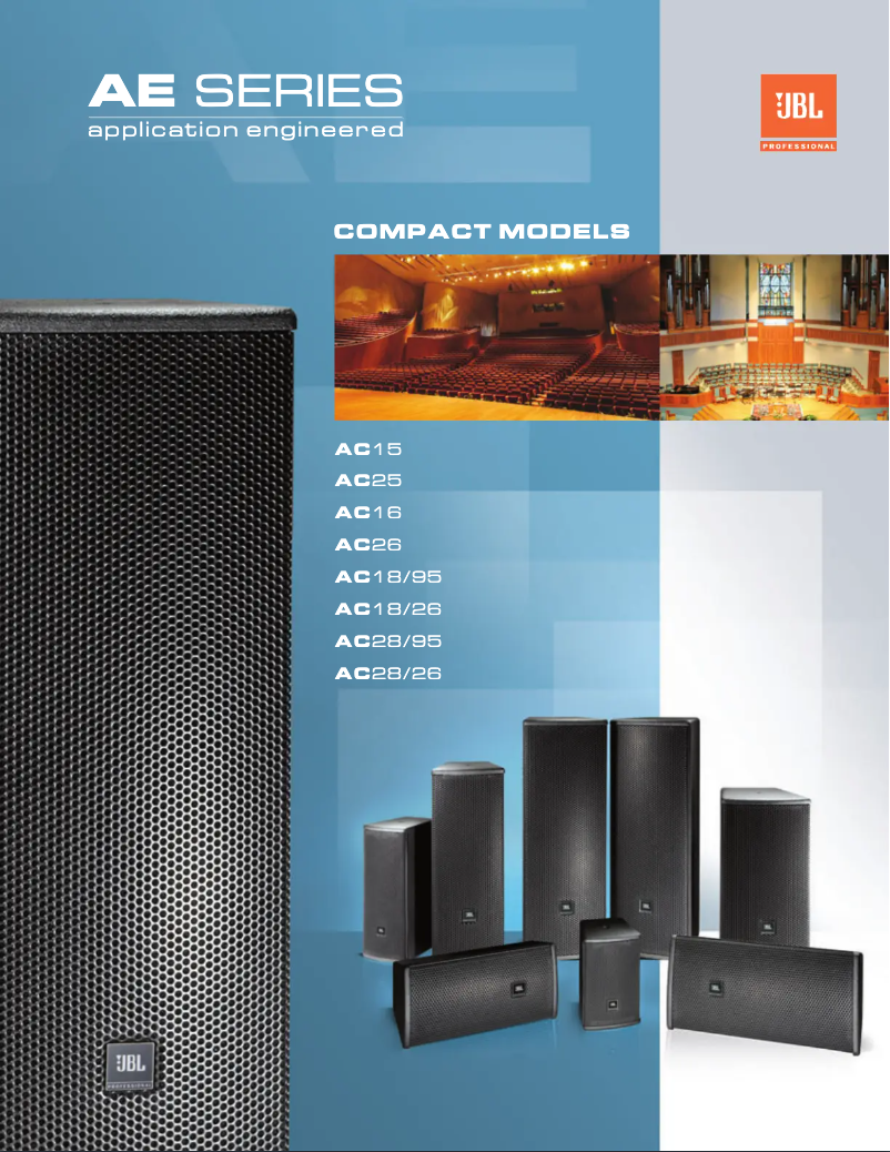 Page 1 of the manual User Manual JBL AC28/95