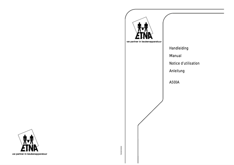 First page image of the manual for A500