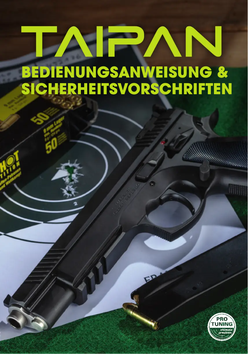 Page 1 of the manual User Manual Pro Tuning TAIPAN