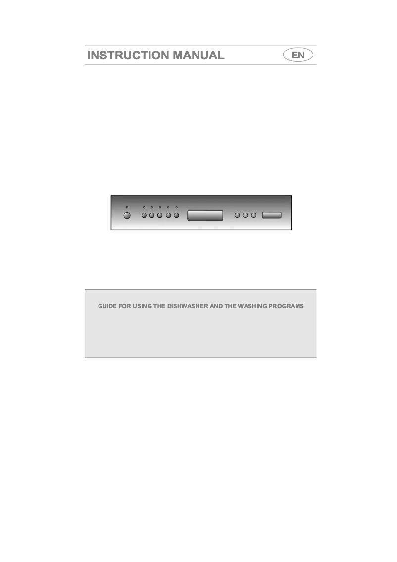 Page 1 of the manual User Manual Smeg LSA4645X