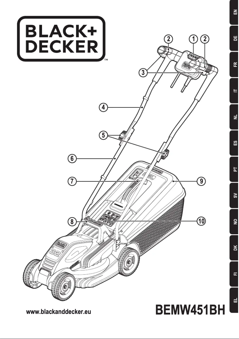 First page image of the manual for BEMW451
