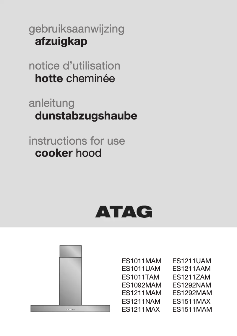 First page image of the manual for ES1511MAX