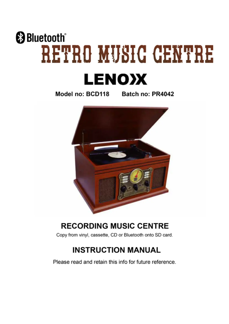 First page image of the manual for BCD118