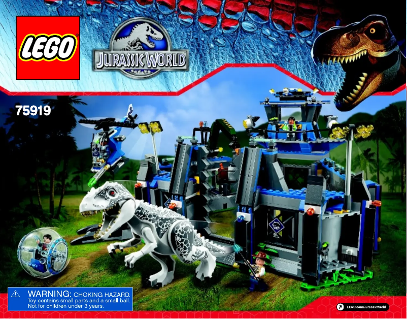 First page image of the manual for Jurassic World 75919