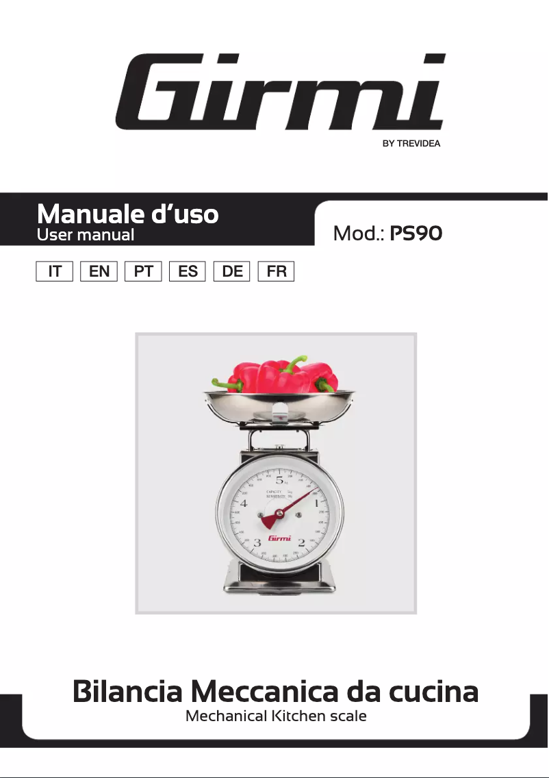 First page image of the manual for PS90