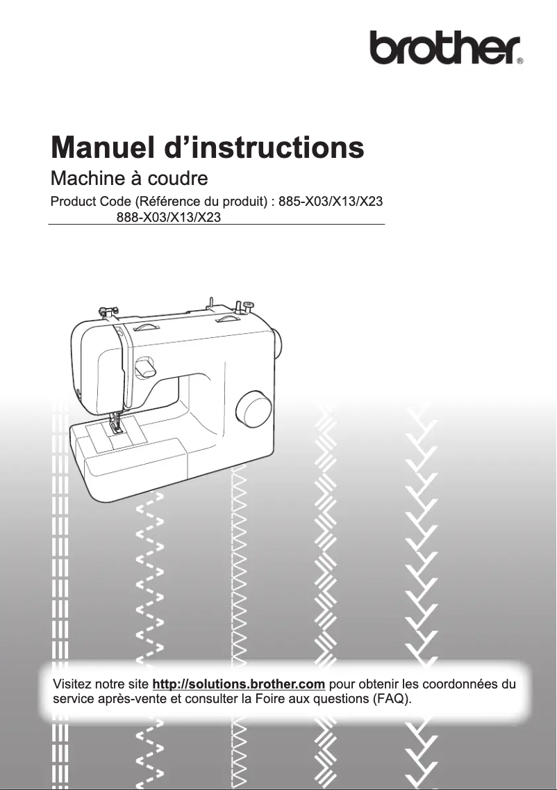 Page 1 of the manual User Manual Brother XB2510