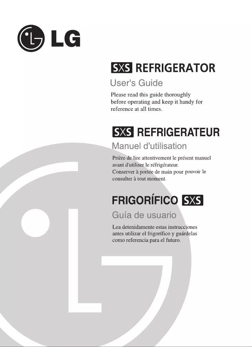 Page 1 of the manual User Manual LG GC-A207WLB