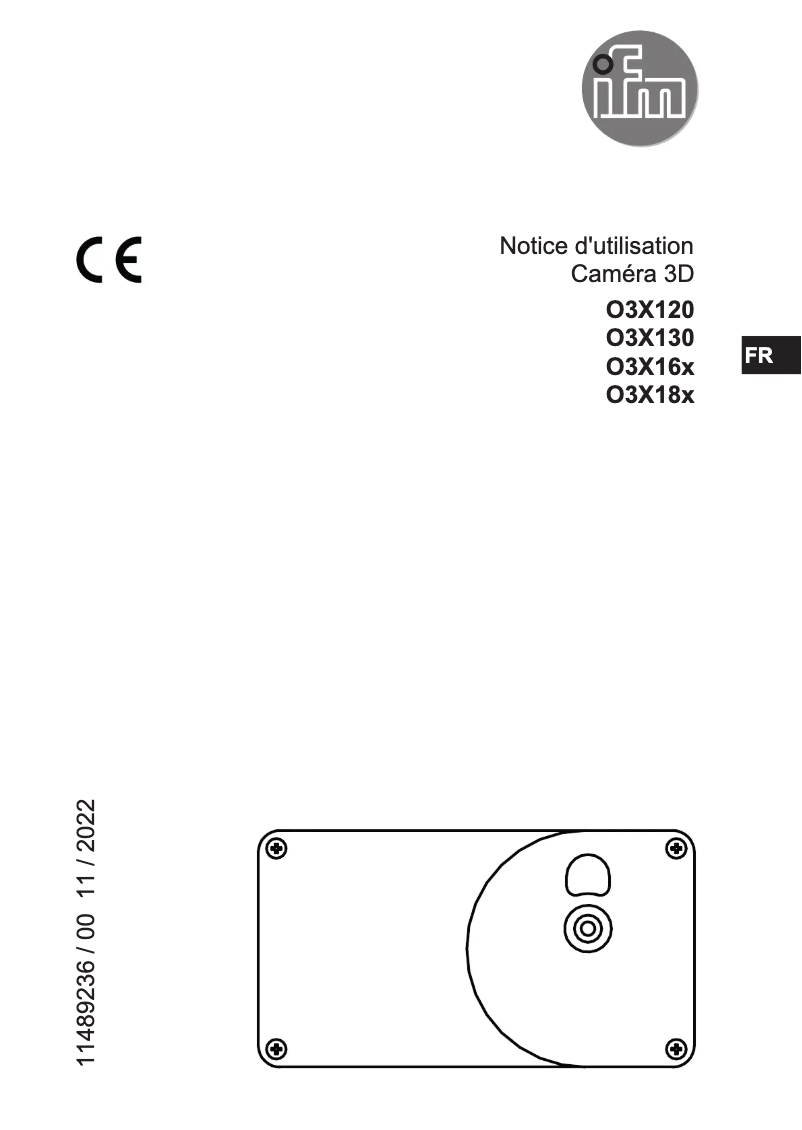 First page image of the manual for O3X120