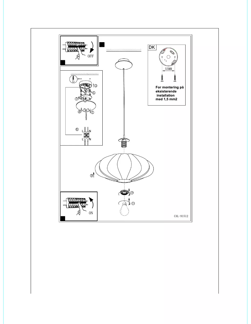 First page image of the manual for Sedilo