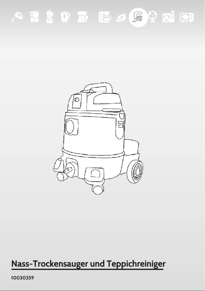 First page image of the manual for 10030359