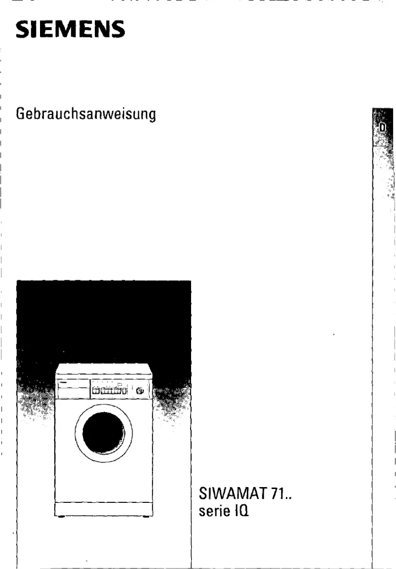 First page image of the manual for WM71670