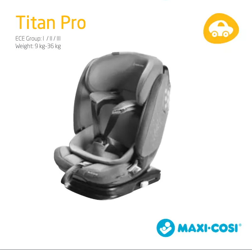 Page 1 of the manual User Manual Maxi-Cosi Titan Pro