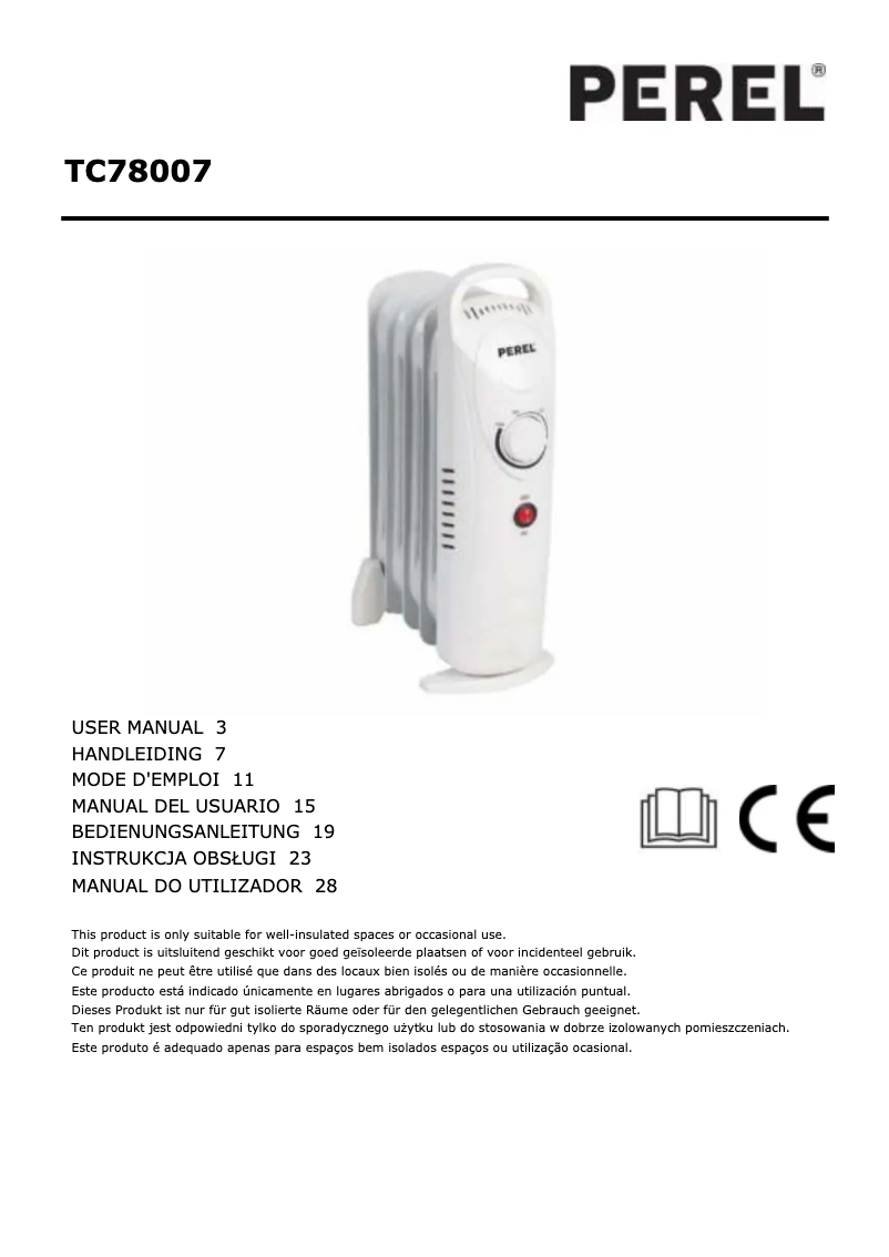 First page image of the manual for TC78007