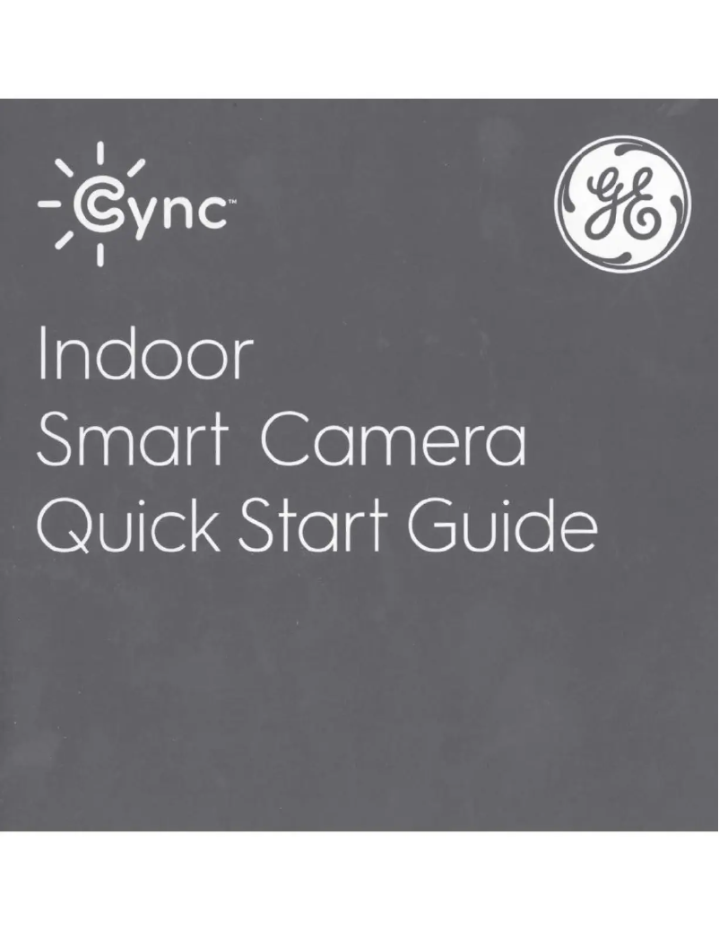 Page 1 of the manual User Manual GE Cync Indoor Smart Camera