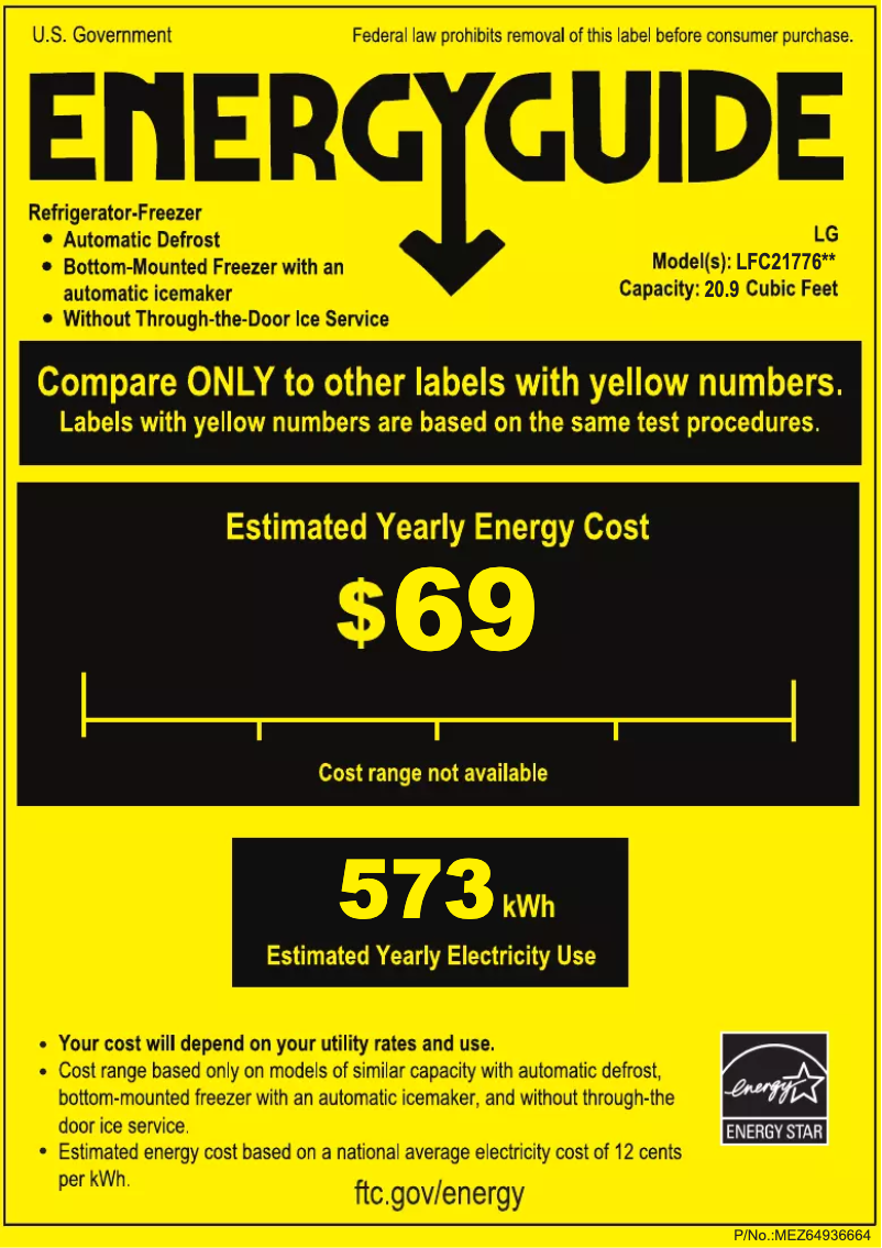 First page image of the manual for LFC21776ST