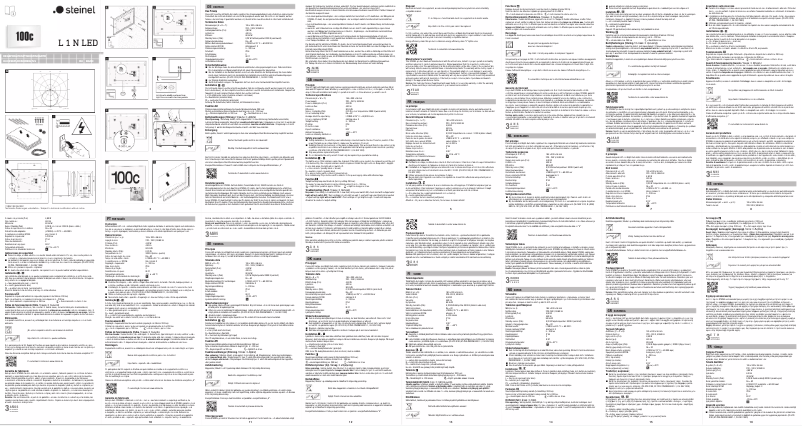 Page 1 de la notice Manuel utilisateur Steinel My LN 1 LED