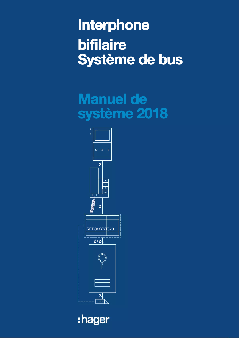 Page 1 of the manual Brochure Hager TN733