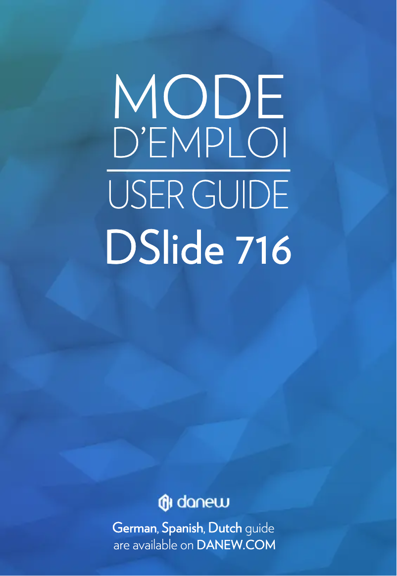 First page image of the manual for Dslide 716 Go Edition