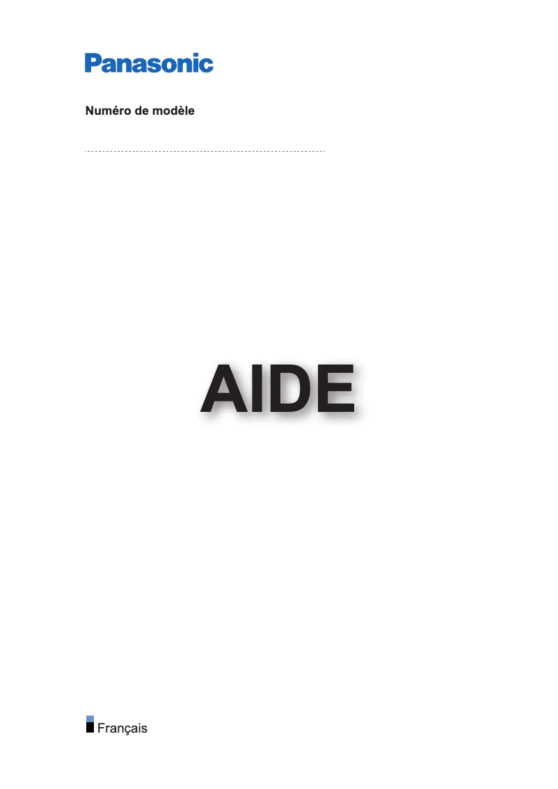 First page image of the manual for TV-65W95AEG