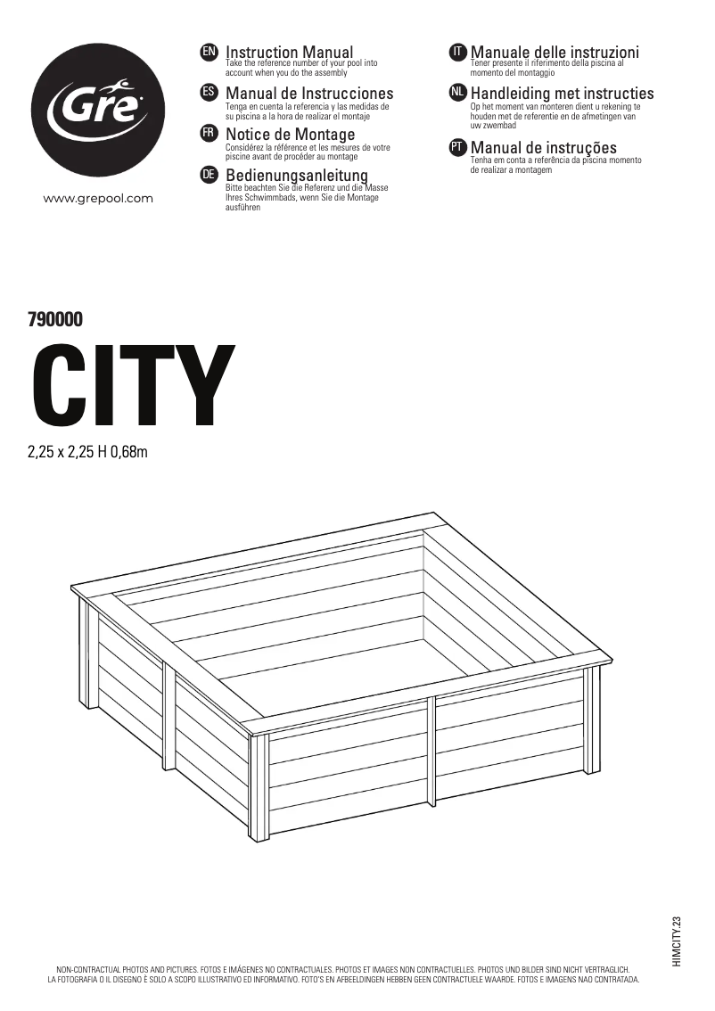 Page 1 of the manual User Manual Gre 790000