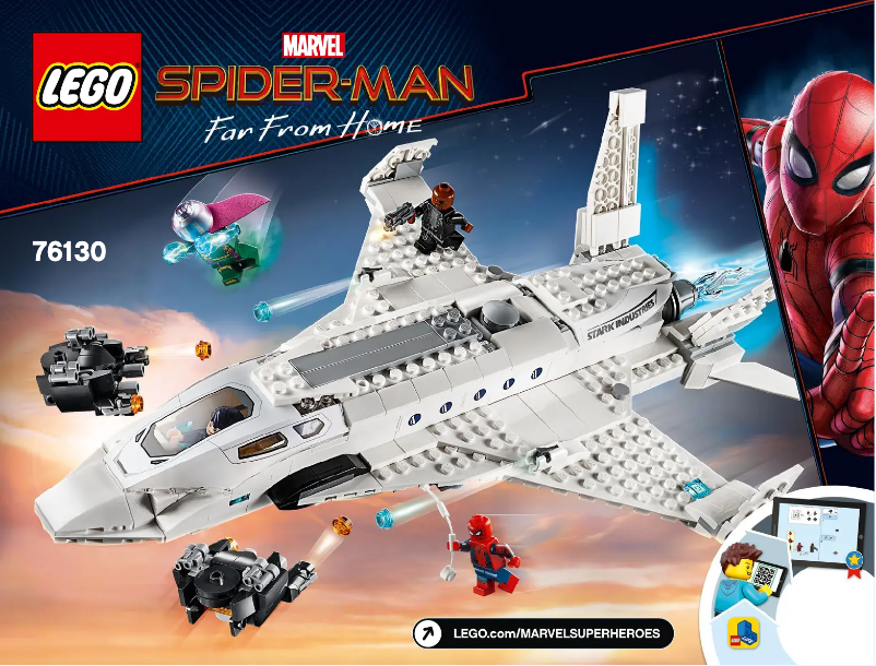 Page 1 of the manual Visual Instructions Lego Marvel Super Heroes 76130