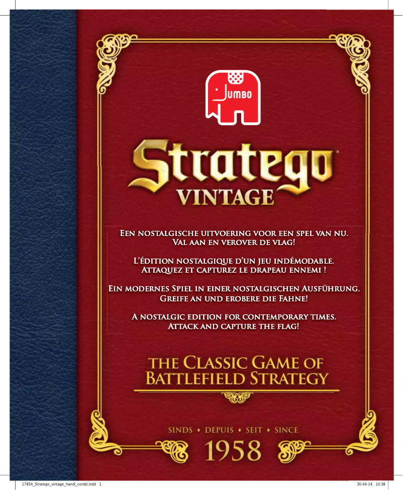 Page 1 of the manual User Manual Jumbo Stratego Vintage