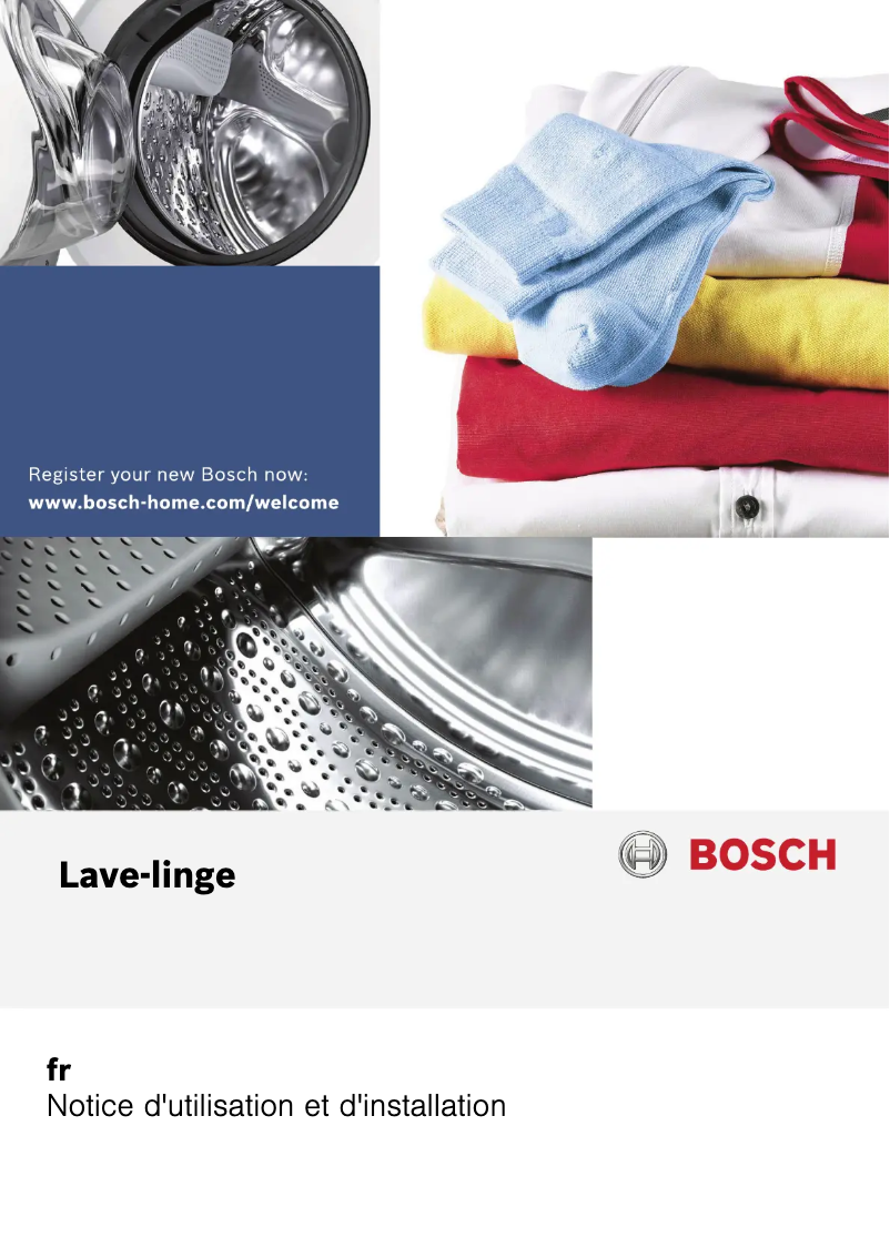 Page 1 of the manual User Manual Bosch WIA24200FF