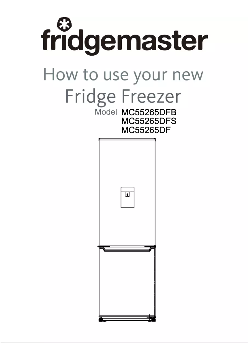First page image of the manual for MC55265DFS